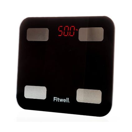 Fitwell Báscula Inteligente con Monitor de Peso Corporal BF8035002