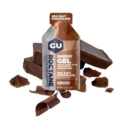 GU Energy Gel Energético Roctane Chocolate Salado