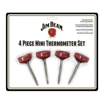 Jim Beam Set de Termómetros 4 Piezas